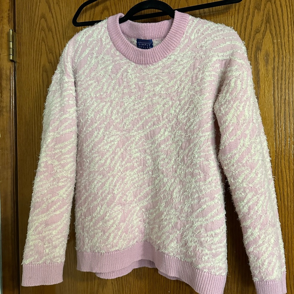 Simply styled textured sweater